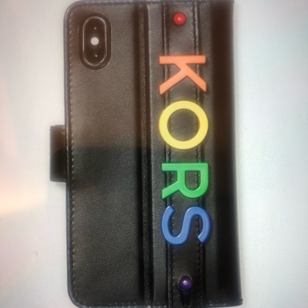 New Authentic Michael KORS iPhone X Folio Wallet